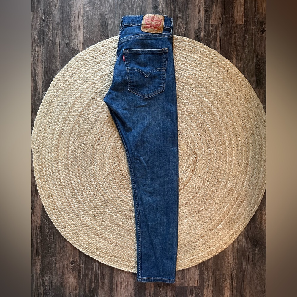 Men’s Levi's 512 Blue Slim Jeans Classic Denim